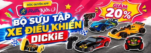 Độc quyền App Giảm 20% Bộ sưu tập xe điều khiển Dickie T9